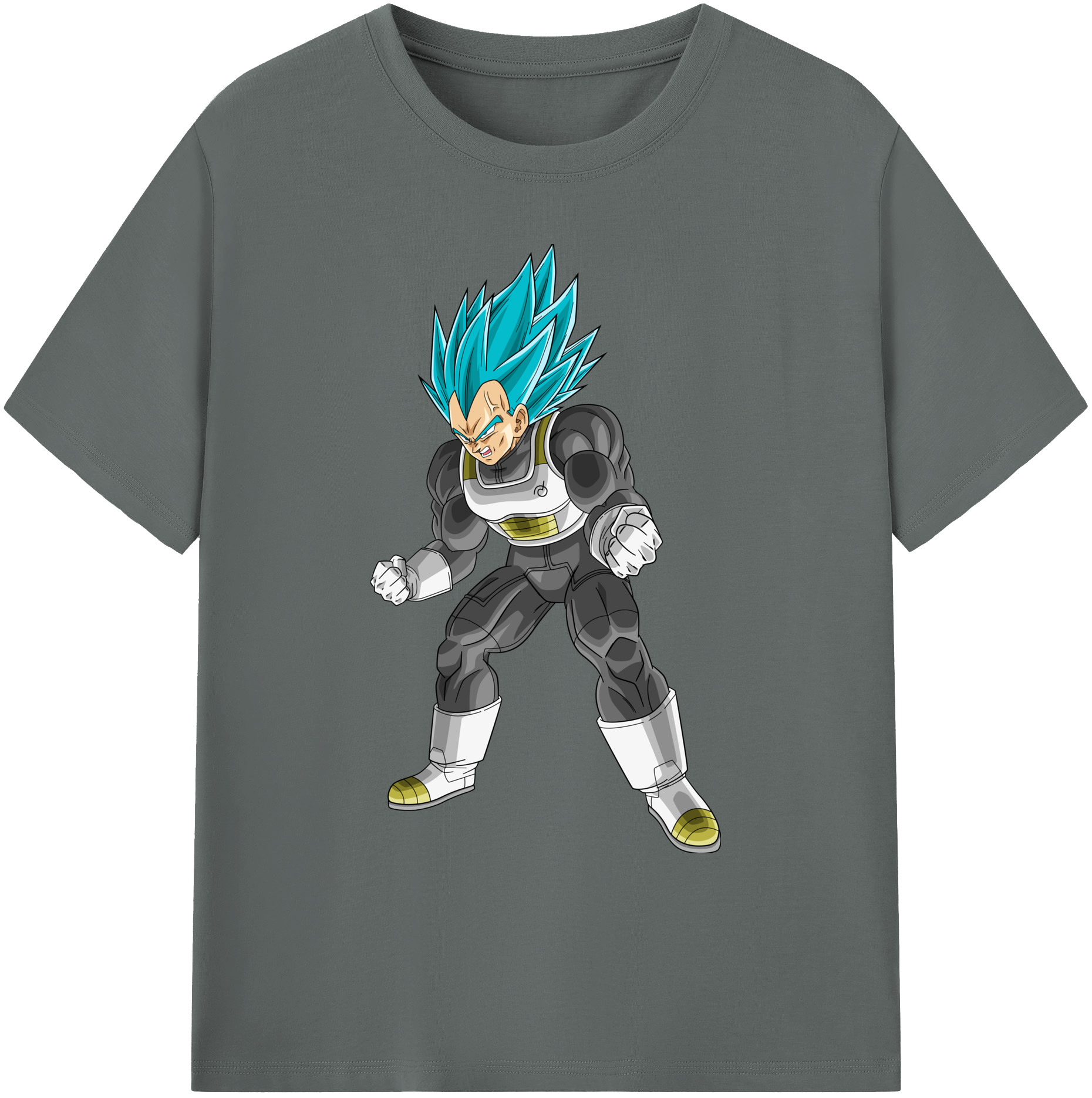 （画像用） ドラゴンボール ベジータ四世（Bejīta Yonsei）DRAGON BALL Vegeta IV 綿100％ メンズ半袖Tシャツ｜肌触りやわらか＆通気性